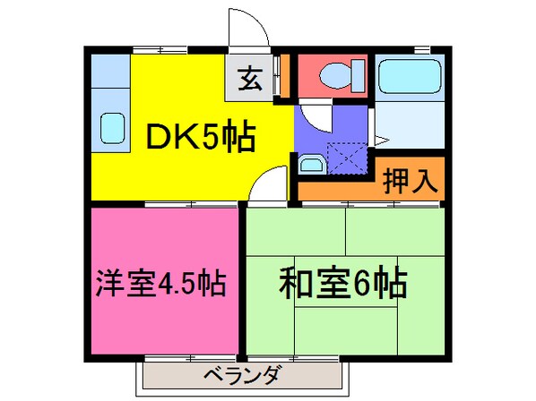 高田ハイツの物件間取画像